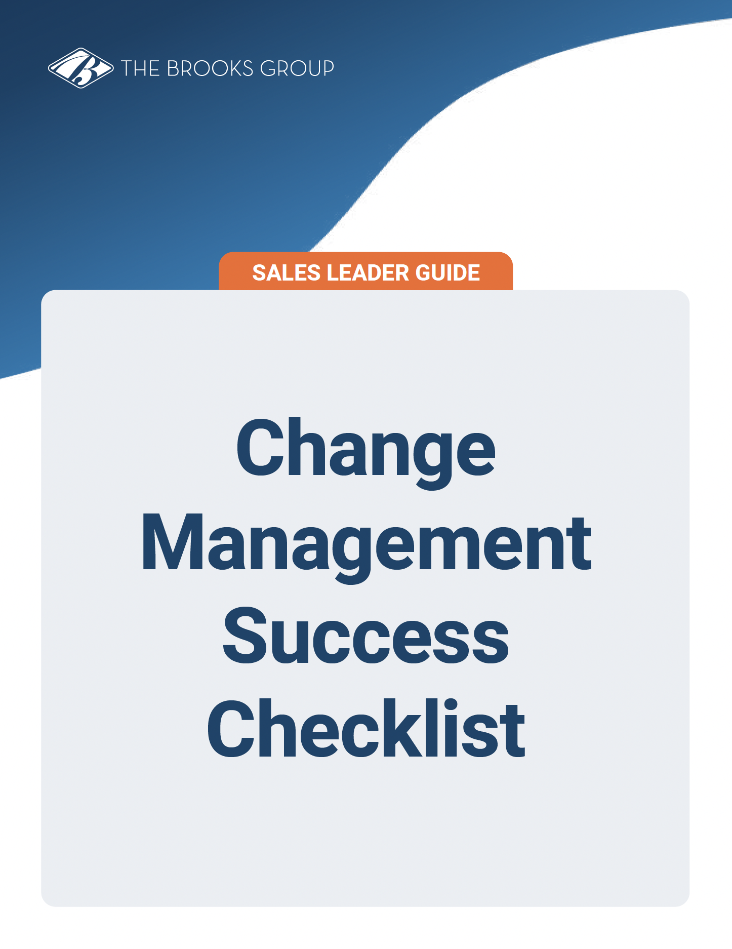 Change Management Success Checklist